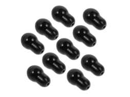 Conjunto De 10 Pontas Silicone Para 2,5 Mm, Com Ganchos 5 Uso Em