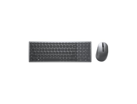 Teclado DELL Km7120W (Wireless - Nórdico - Cinzento) + Rato