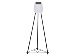 Lâmpada de piso solar externa rgb com suporte para plantas para pátio, jardim, varanda | S/MARCA
