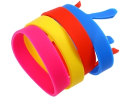 Conjunto de 6 peças de silicone Doitool com formatos redondos e núcleos sortidos.