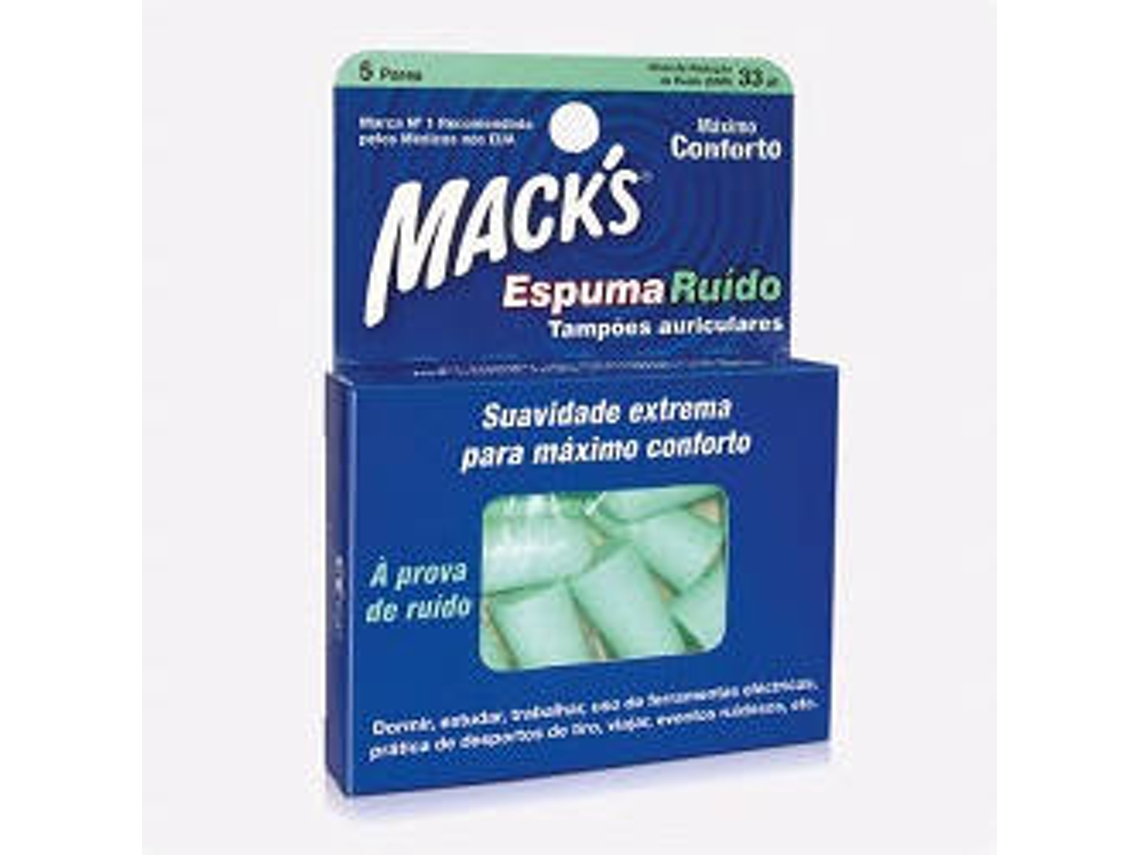 Tampões Auriculares de Espuma MACK S