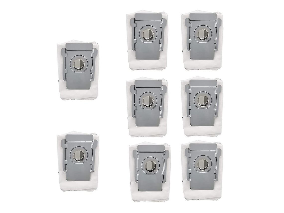Kit 8 Sacos de Pó Reutilizáveis ELORY para Aspirador Irobot Atualizado