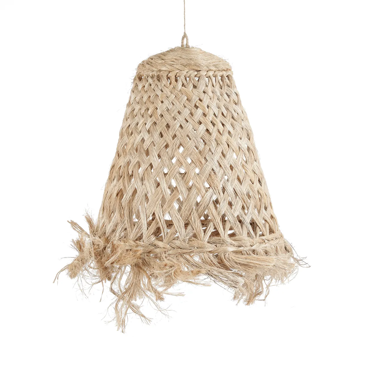 Candeeiro suspenso Jelly Fish - Natural - M BAZAR BIZAR