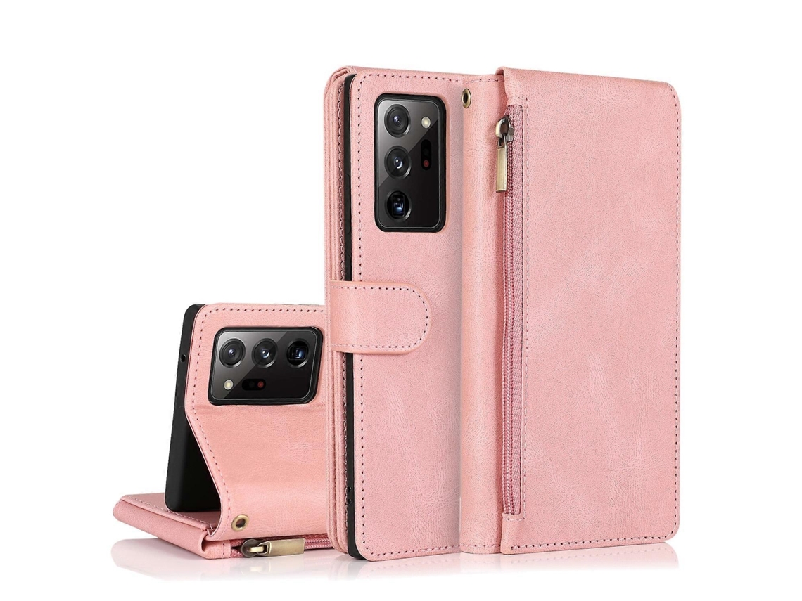 Capa Couro Para Samsung Galaxy Note20 Ultra, Elysve