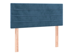 Headboard, Headboards Vidaxl Azul Veludo (80 Cm)