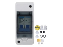 Interruptor de Desconexión CC 6A 1000V, Disjuntor Miniatura com Caixa IP65 para Painel Solar PV S/MARCA
