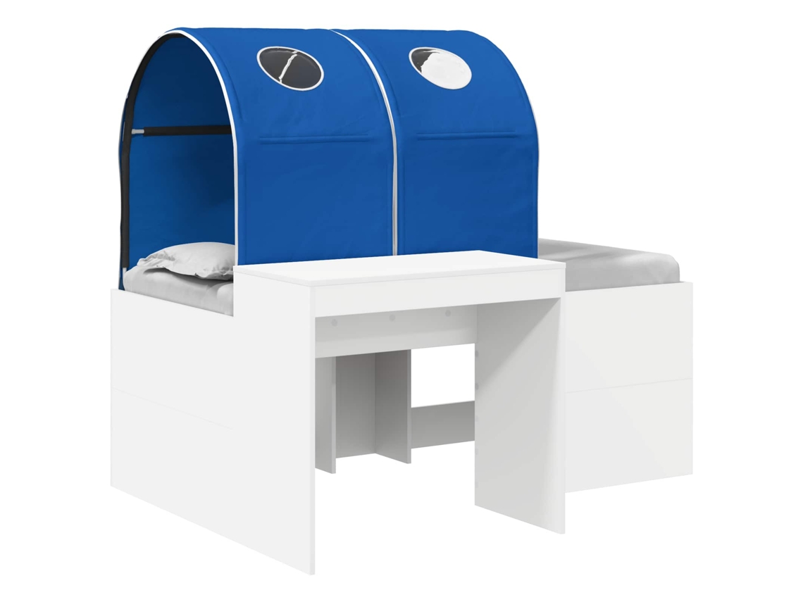 Cama com Túnel 4 Pcs Carvalho Artisian e Azul MAISON EXCLUSIVE