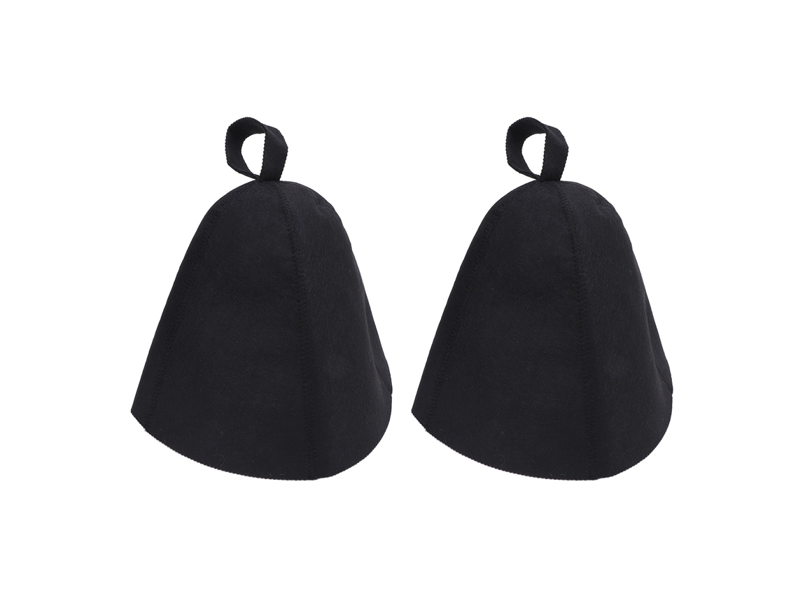 2pcs Chapéu De Sauna Para Homem Absorvente E Isolante De Calor Acessório Para Banho De Vapor