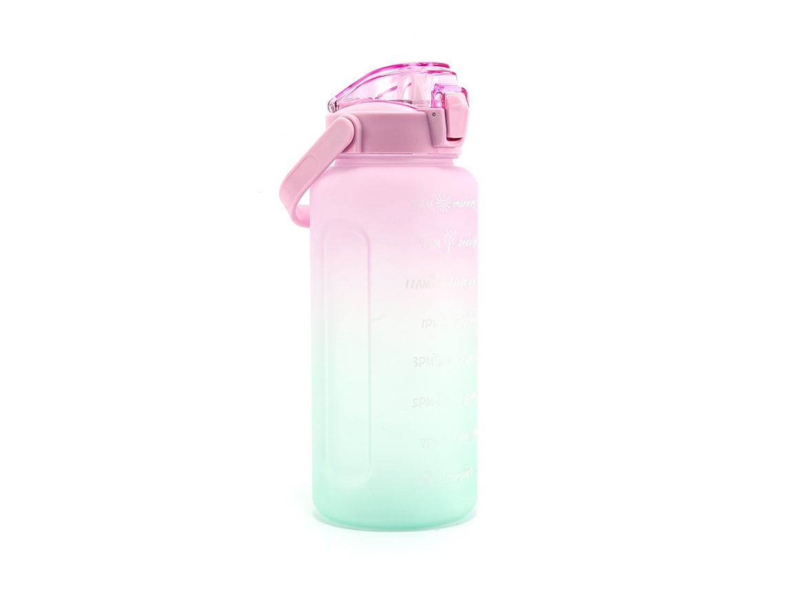 (gradiente Roxo De 2000ml) Recipiente Portátil Extra Grande Em Petg