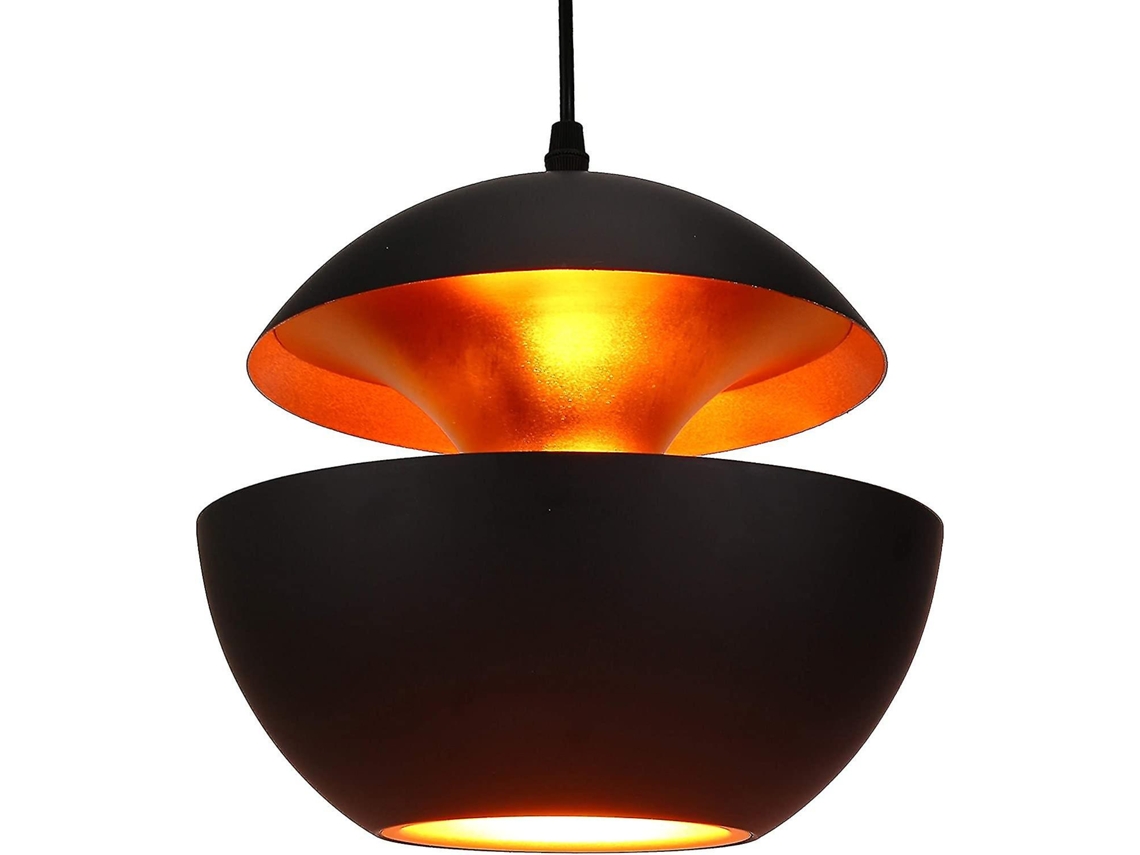 Lustre Industrial E27 Retro Vintage, Luz De Teto Com Base Edison De Metal