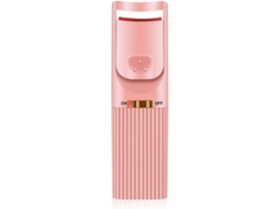 Curlador de Cílios Aquecido, Cachos Naturais, Estilo Duradouro, Bateria Rosa