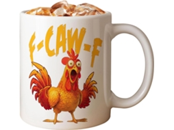 Caneca De Café Com Tema De Galinha Caneca De Cerâmica Divertida Com Galo, 355 Ml | Chocolate Quent Gokoco