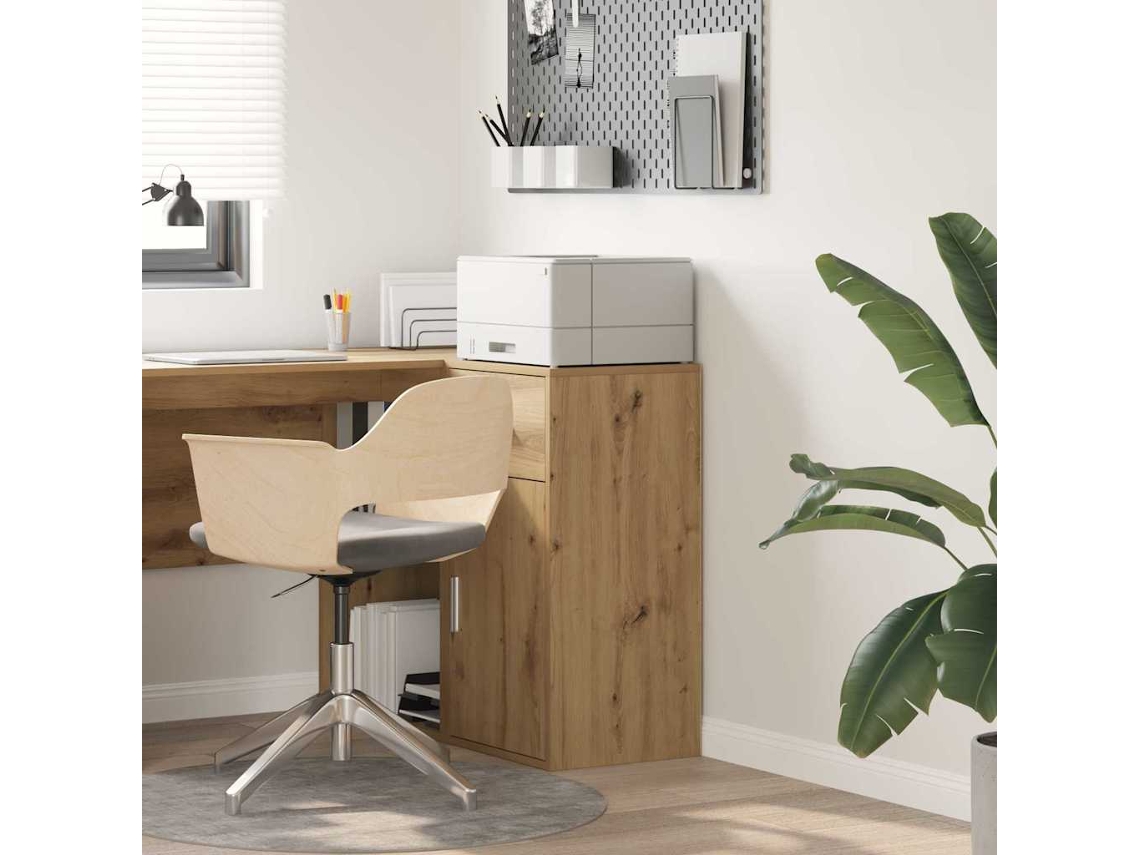 Vidaxl Buffet Carvalho Artesanal 38 X 34 X 75 Cm