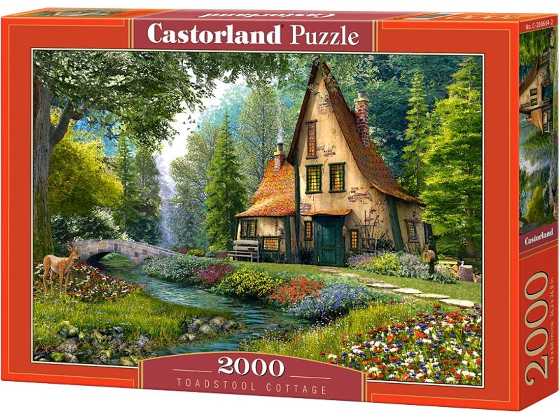 Puzzle CASTORLAND Toadstool cottage (2000 Peças)
