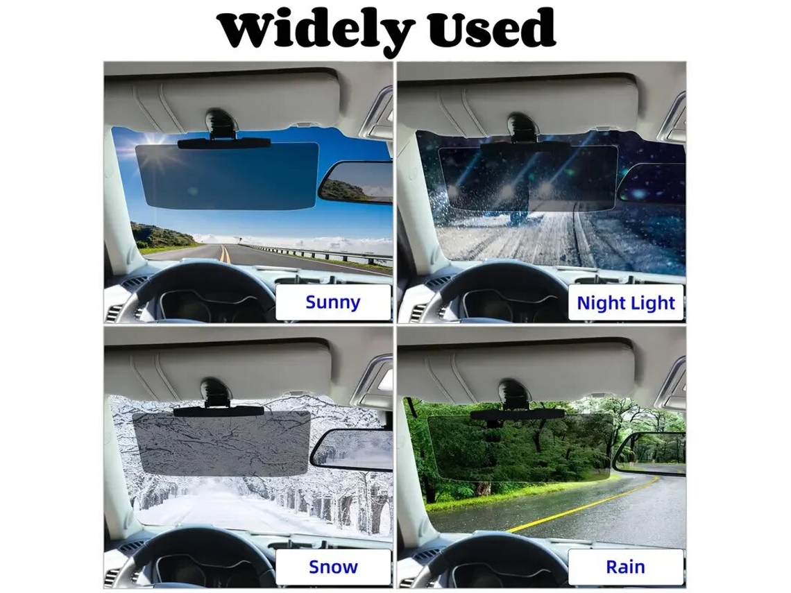 pc motorista viseira anti-reflecto carro viseira espelho anti-reflecto montado no carro anti luz uv forte pára-sol do veículo