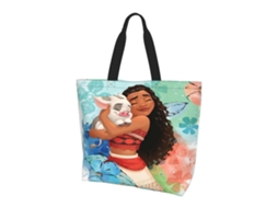 Cartoon Moana Totes Bag Compras Bolsas de Ombro para Mulheres Dobrável Trabalho de Viagem Grande Reutilizável Portátil Bolsa de Compras GOKOCO