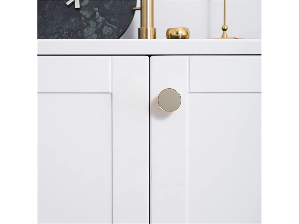Puxador De Couro Para Móveis, 2mm De Diâmetro, Para Gaveta De Guarda Roupa Quarto, Estilo Nórdico, Pequeno, 1 Peça Lt
