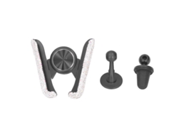 Suporte Para Celular Veicular Brilhante, Ajustável E Universal, Para Mulheres E Meninas, Branco.