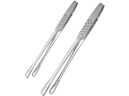 Pinça Para Alimentos Iplusmile Em Aço Inoxidável, Com Design Vazado Para Filtrar Óleo, Versátil Para Cozinha