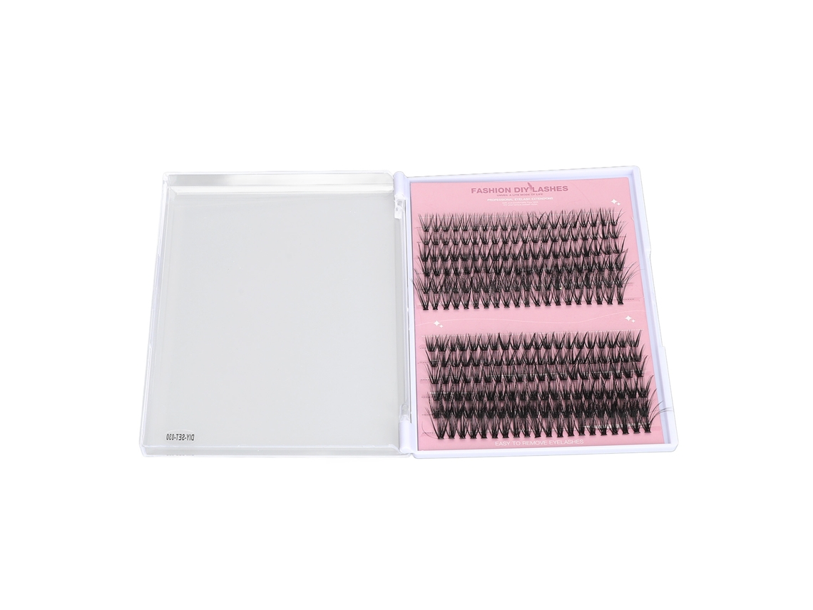240pcs Cílios Falsos Em Clusters C Curl Naturais Para Extensão Diy 10mm A 16mm Diy-set-030