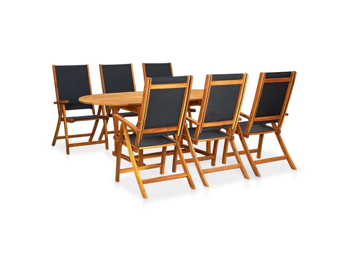 Garden Table And Chair, Garden Tables And Chairs Vidaxl Marrom Madeira (n/a)