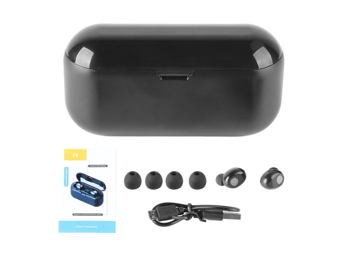 Fones de Ouvido Bluetooth TWS com cancelamento de ruído e controle por toque EOOCOO