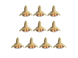 10 Guardanapos de Tecido de Poliéster Guardanapos de Tecido Sólido Lavável de 48 X 48 Cm para Casamentos Festas Jantar de Férias Dourado