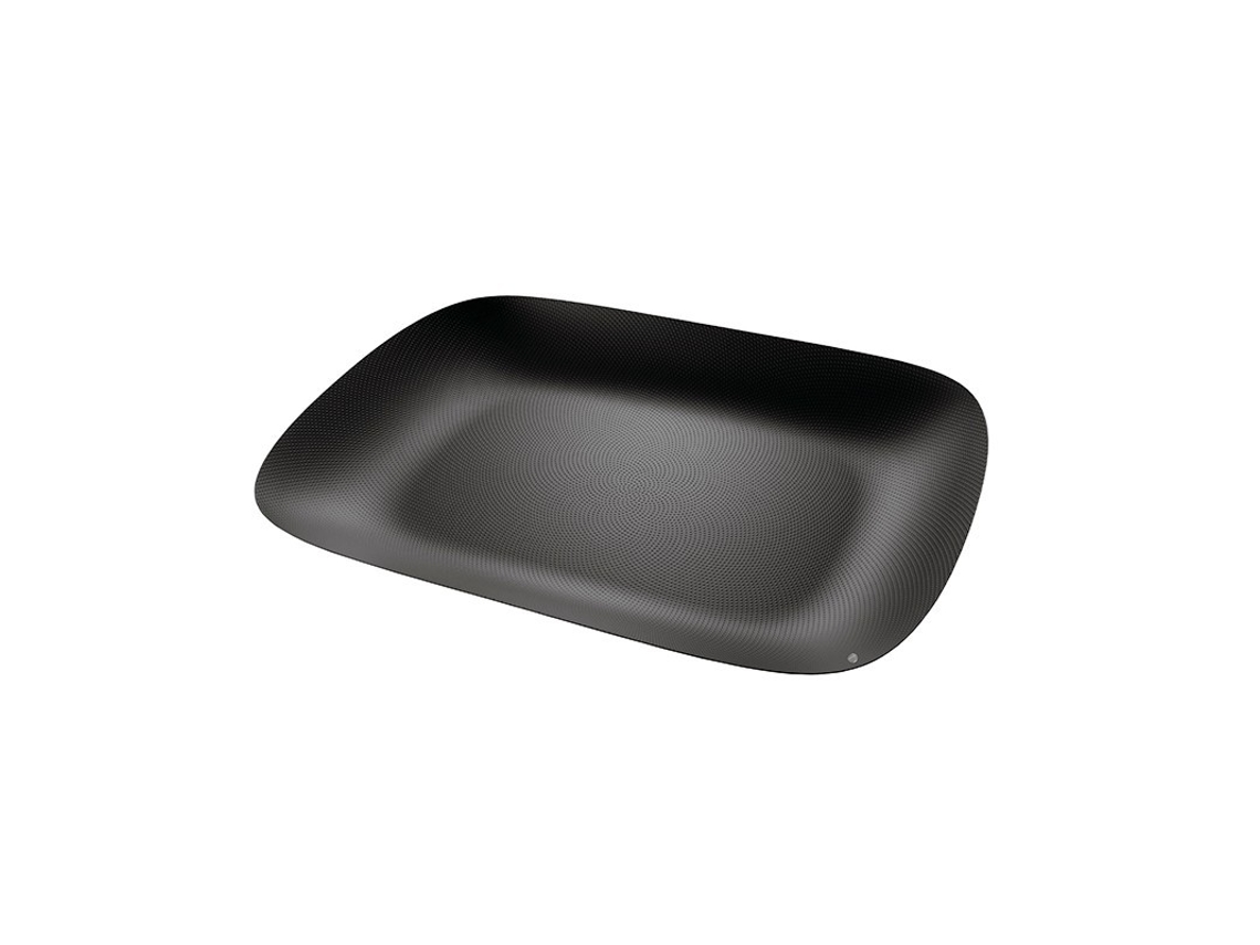 Tabuleiro Retangular Preto - Moiré ALESSI