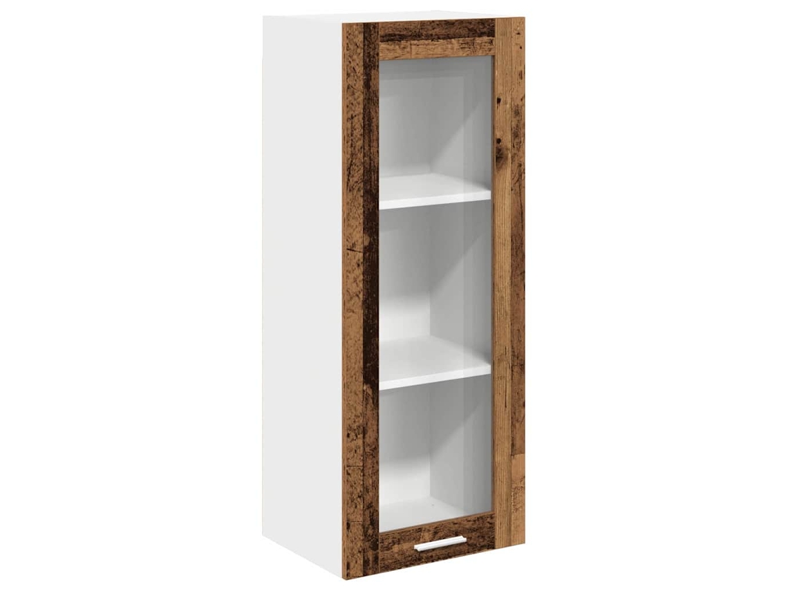 Conjunto de Armários Suspensos com Porta Madeira Antiga (40x31x100 cm)