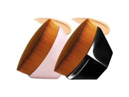 2 pack Pincéis de Maquiagem Hexagonal para Base Líquida Blush e Mistura
