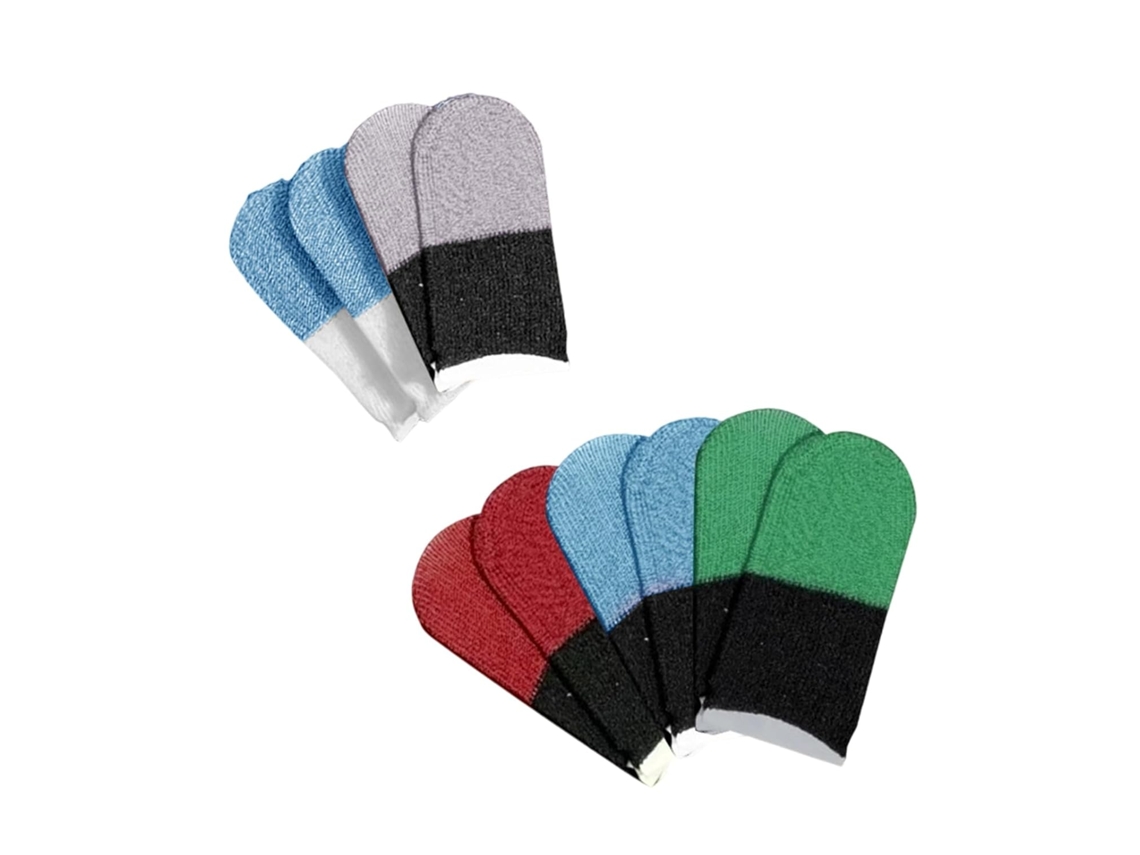 Conjunto De 10 Capas Coloridas Fibra Carbono 24 Pontos Para Telas Sensíveis Ao Toque, Ideais Para E Sports Em