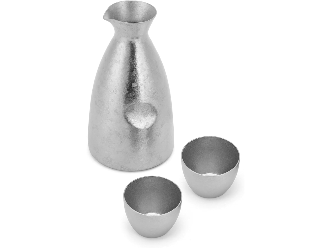 Conjunto De Saquê Ti Com Aquecimento Rápido E Design Leve (saquê Côncavo)