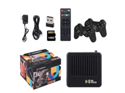 Console De Jogos G11 Pro 4k Hd Para Tv, Game Stick, Videogame Com Mais De 40.000 Jogos Retrô Integrados, Gamepad Portátil Sem Fio De 128 Gb Brilvibera