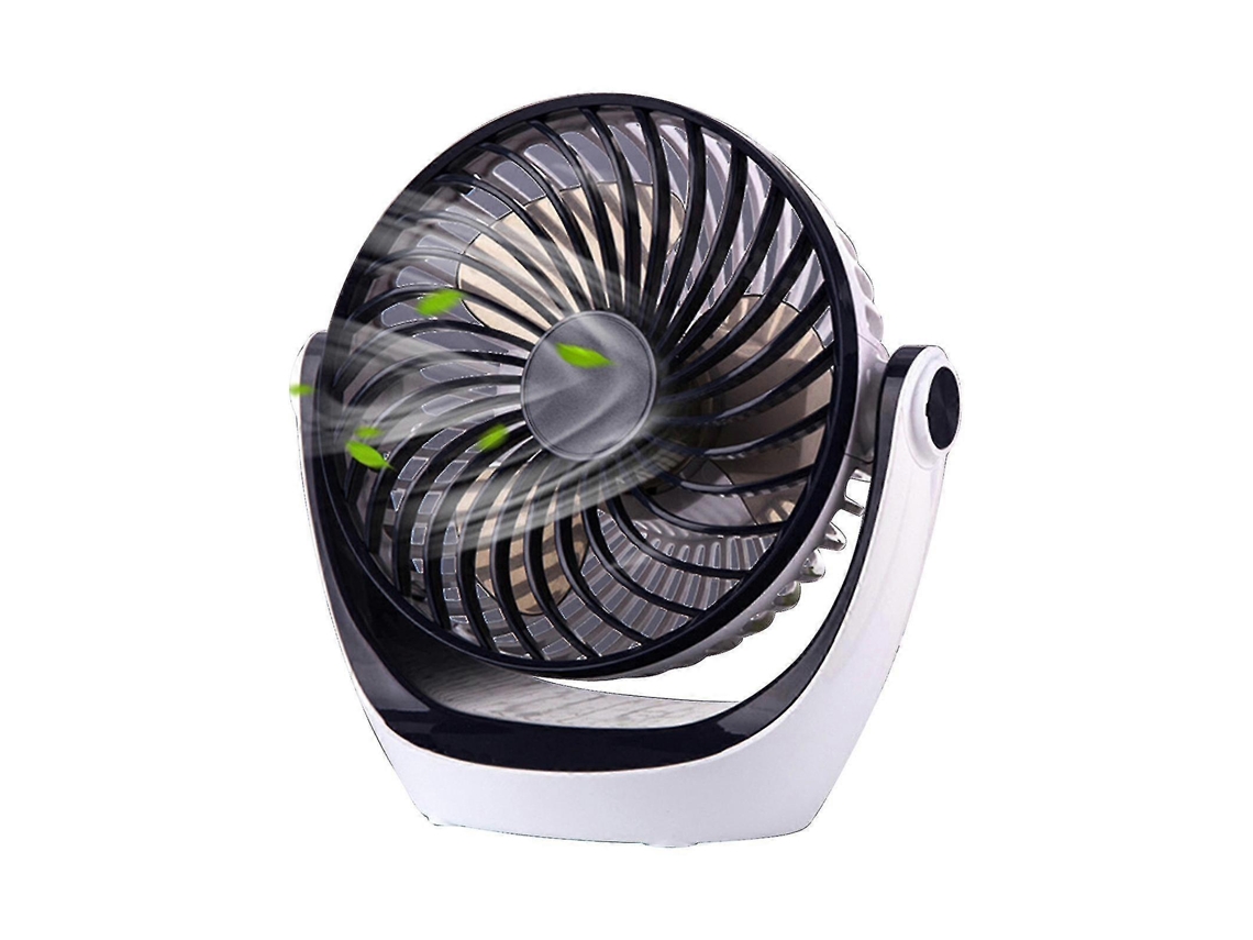 Mini ventilador com luz recarregável MDUG com suporte multifuncional