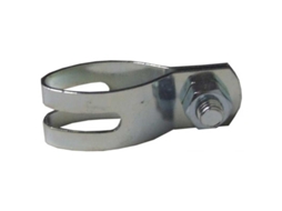 Braçadeira de Tubo Oval 26 X 17 Mm 10 Unidades Prateadoschwarz