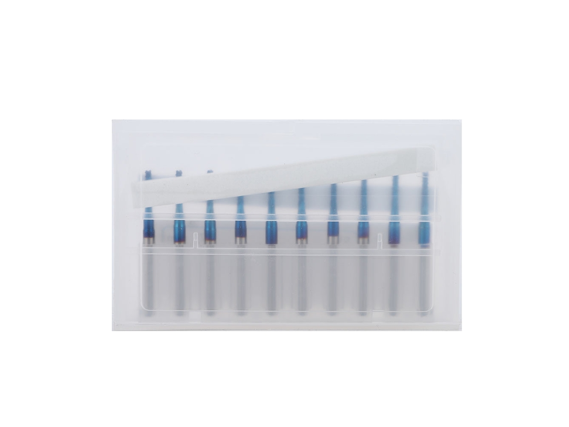 10pcs Broca De Fresamento Carbeto Blue Corn End Mill Para Cnc Pcb 1.7mm