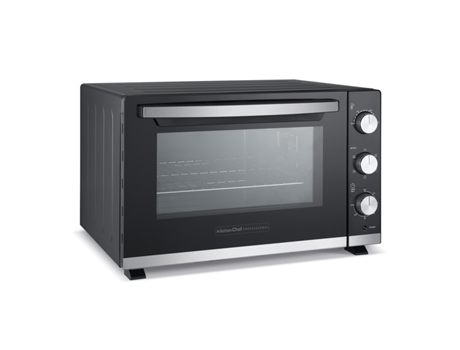 Mini-forno KITCHEN CHEF KC-FOUR46 (46 L - 1800 W - Preto)