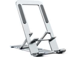 Suporte para Celular e Tablet, Ajustável em Alumínio, Mesa AQUAFORGE