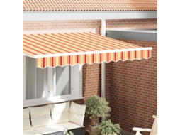 Vidaxl Substituição De Valance De Toldo Amarelo E Laranja 230 X 20 Cm