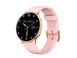Smartwatch Qs06 Alarmes Multifuncional Ip67 À Prova D'Água de Pulso Rosa