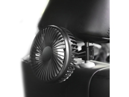 Ventilador Usb Goshyda Para Carro, Ventilador Silencioso De 3 Velocidades Para Resfriar O Assento Do Carro Com Clipe