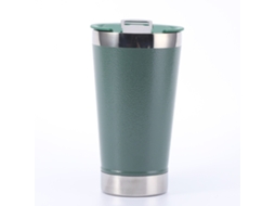 Ferramenta Copo de Cerveja com Saca-Rolhas Caneca Térmica Aço Inoxidável Verde Martelo 20 Onças Abridor Garrafas Cane UISAVE