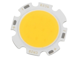 Chip de Led Cob Redondo 5w Nova Line Luz Branca Quente Dc15-17v 180° | S/MARCA