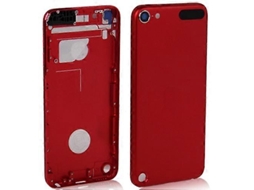 Tampa Traseira Metálica / Painel Traseiro Para Ipod Touch 5 (vermelho)