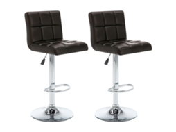 Bar Stool, Bar Stools Vidaxl Marrom Couro Artificial (n/a)