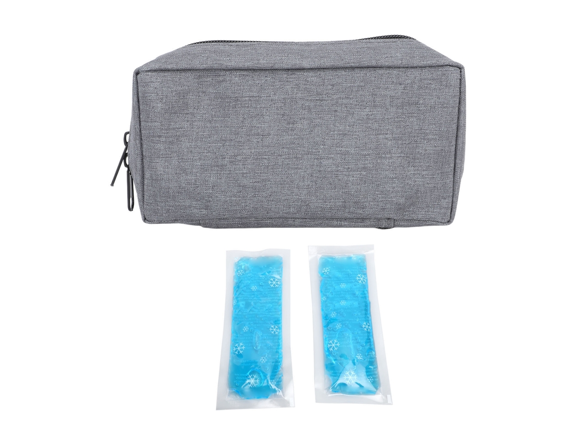 Estojo de Viagem para Insulina Isolado com Pacotes de Gelo Bolsa Portátil Multiuso para Suprimentos Diabéticos