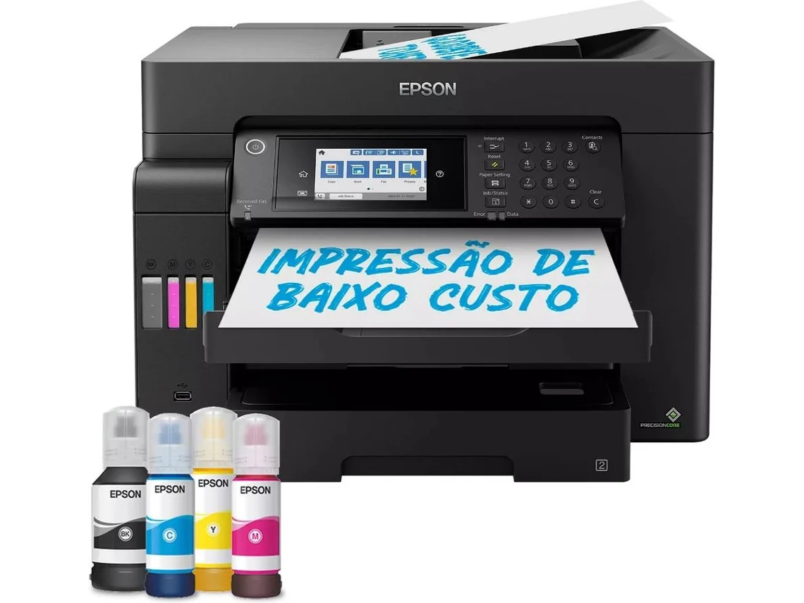 Impressora EPSON EcoTank ET-16655 (Multifunções - Jato de Tinta - Wi-Fi)