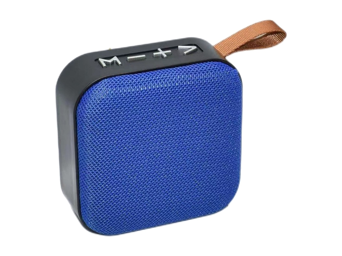 Coluna Bluetooth T5 Com Cartao Tf Azul