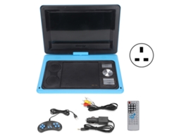 Reprodutor De Dvd Portátil Com Tela Hd 10 Polegadas E Controle De Jogo