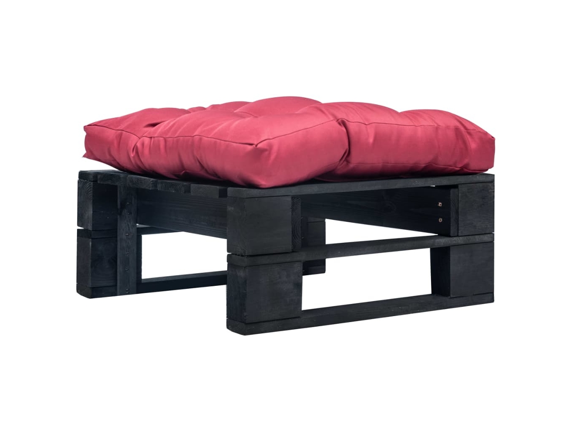 Pallet Ottoman, Pallet Ottomans Vidaxl Vermelho Madeira De Pinho Impregnada (n/a)
